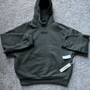 NWT Essentials Olive Green Hoodie